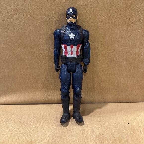 Captain America 2018 Marvel Hasbro Action Figure Posable 12" Avengers Titan Hero - Picture 1 of 9